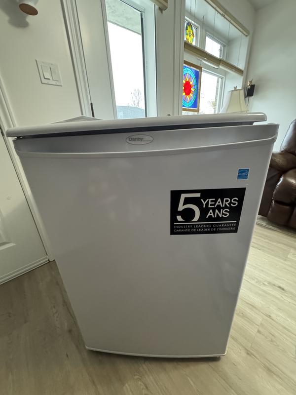 Danby Designer 4.3 cu. ft. Upright Freezer in White - DUFM043A2WDD