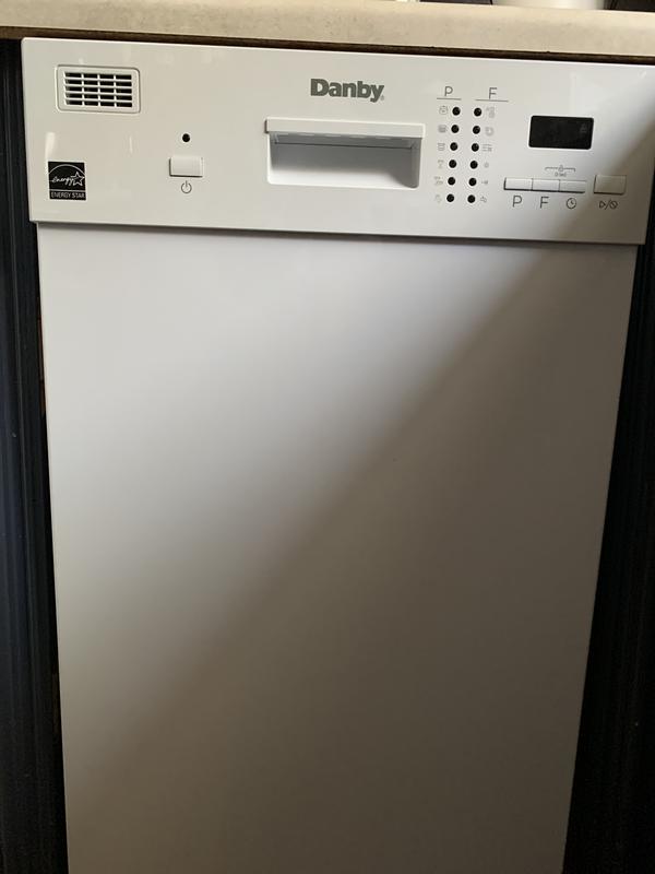 Danby 18 Wide Built-in Dishwasher in White