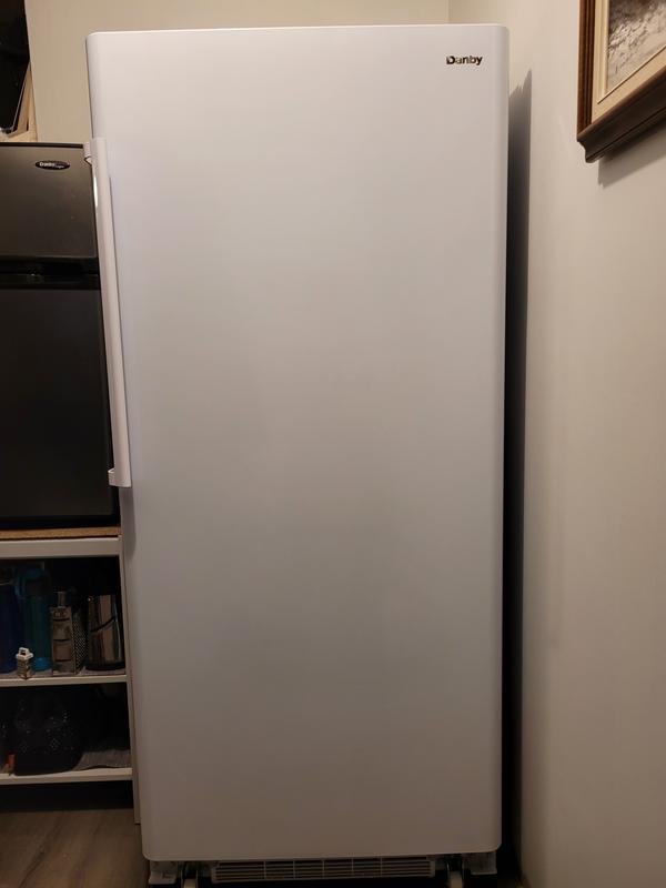 Danby Designer 16.7 cu. ft. Upright Freezer in White - DUF167A4WDD