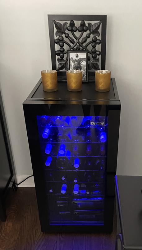 Danby 36 Bottle Free-Standing Wine Cooler in Black - DWC036A2BDB-6