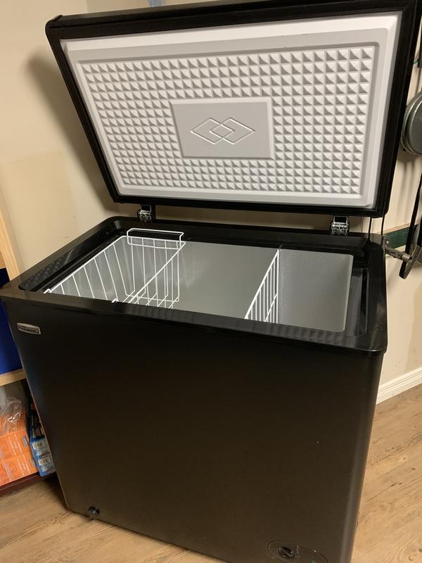 5 Cu Ft Black Chest Freezer