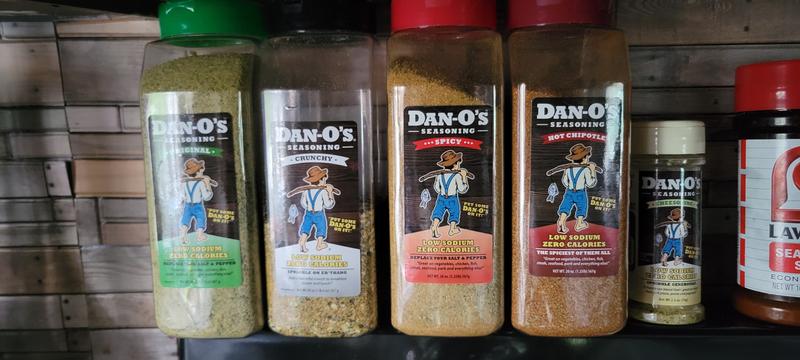 Dan-O's Seasoning Small 5 Bottle Combo | Original, Spicy, Chipotle, Crunchy  & Cheesoning | 5 Pack