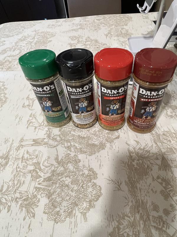 Dan-O's Seasoning Small 5 Bottle Combo | Original, Spicy, Chipotle, Crunchy & Cheesoning | 5 Pack