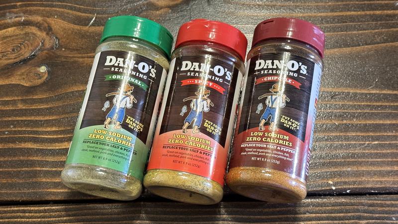 Dan-O's Seasoning Small 3 Bottle Combo | Original, Chipotle, & Spicy | 3  Pack (3.5 oz)