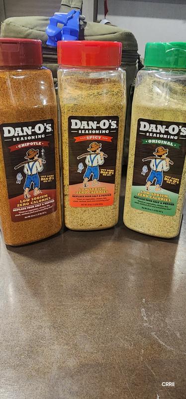 Dan-O's Seasoning Small 3 Bottle Combo - Original, Spicy, & Chipotle (3.5 oz)