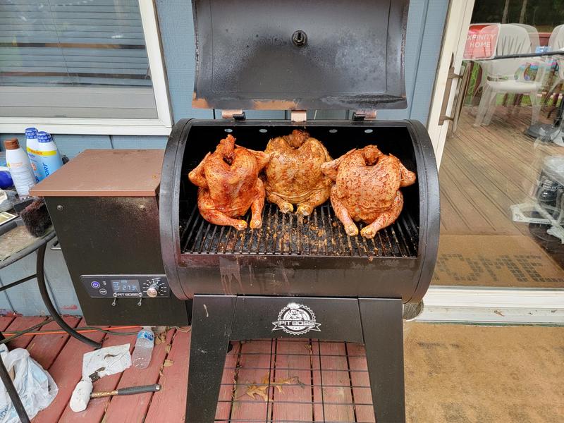 Pit Boss Lexington 540 Sq. In. Wood Pellet Grill With Flame Broiler and Meat  Probe 