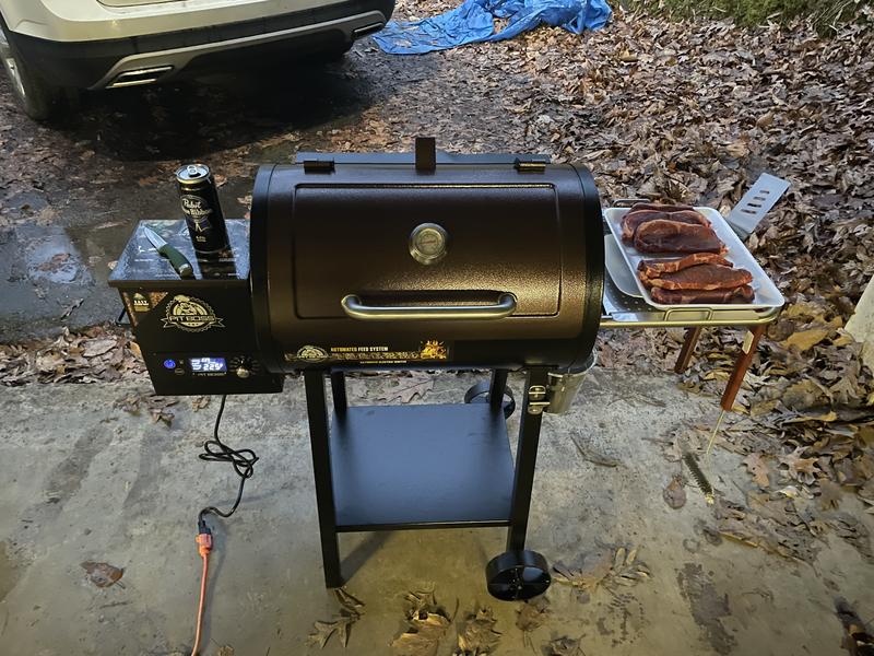 Mahogany 440 Deluxe Wood Pellet Grill Pit Boss Grills Pit