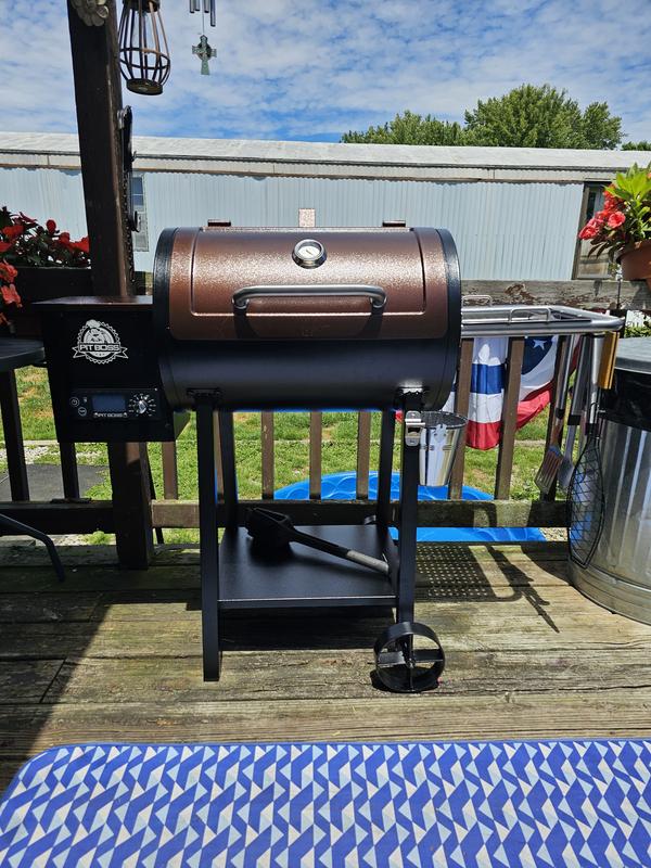 Pit boss deluxe wood pellet grill shop