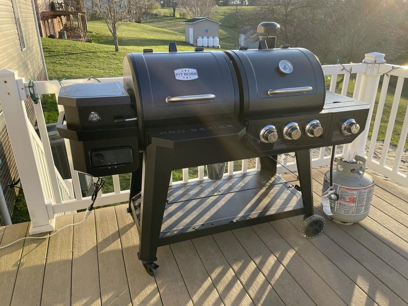 Pro Series 1100 Wood Pellet Gas Combo Grill Pit Boss Grills Pit Boss Grills