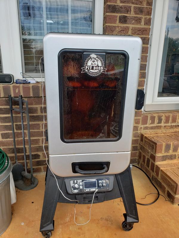 Pit boss 2 series digital electric smoker with hammertone finish best sale