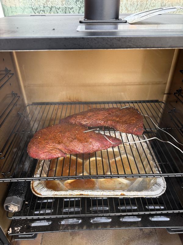 First smoke from my new Pit Boss Navigator PBV6M Vertical Smoker