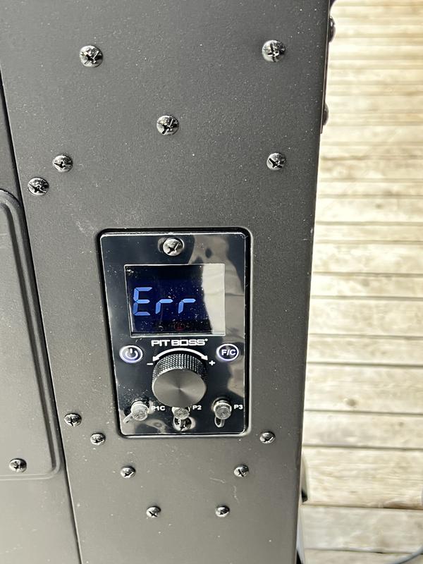 First erroe code just trying to do initial burn off