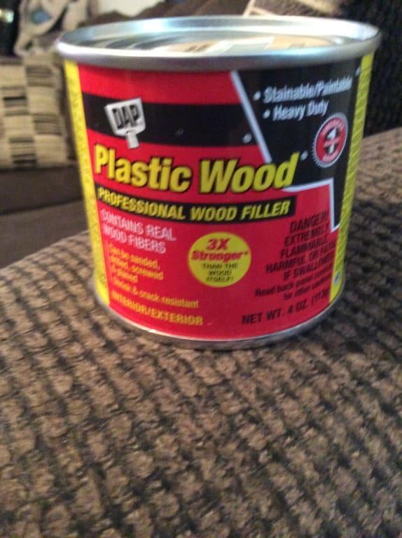 DAP 21408 Gold Oak Plastic Wood Filler, 1/4 lb - Wood Fill 
