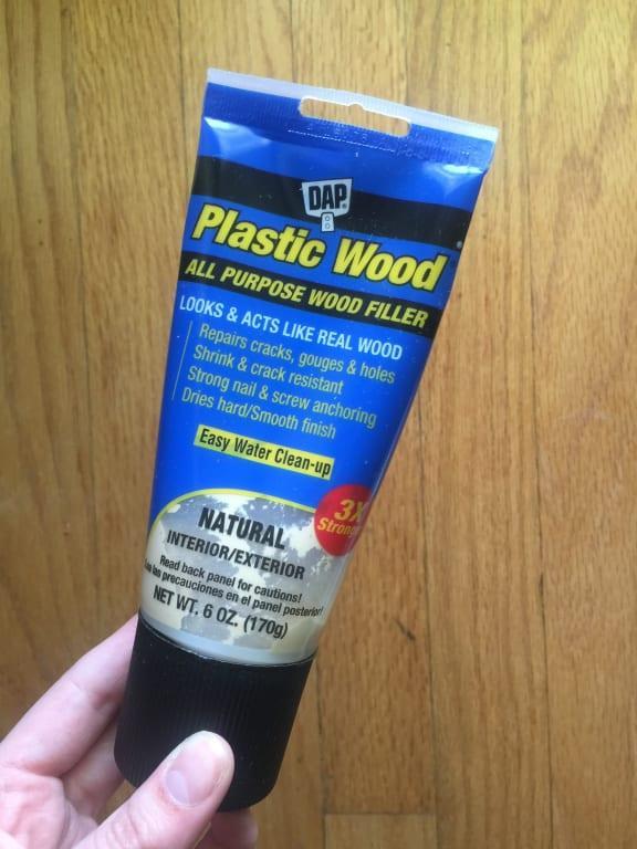 Gorilla All Purpose Wood Filler, 6oz Tube, Natural (Pack of 1) 