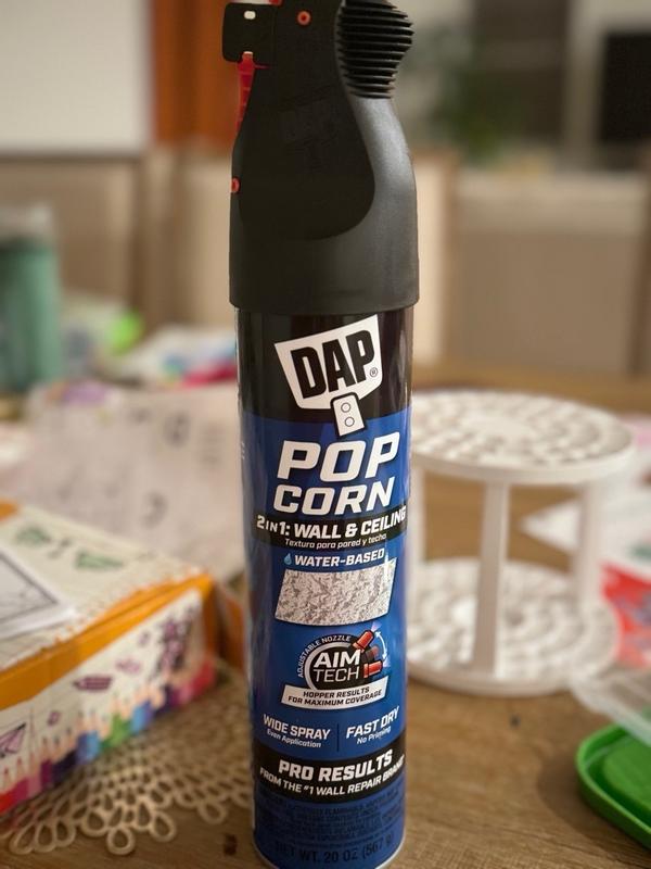 DAP 2in1 25-fl oz White Popcorn Water-based Ceiling Texture Spray in ...