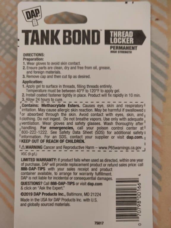 Tank Bond™ Clear Epoxy