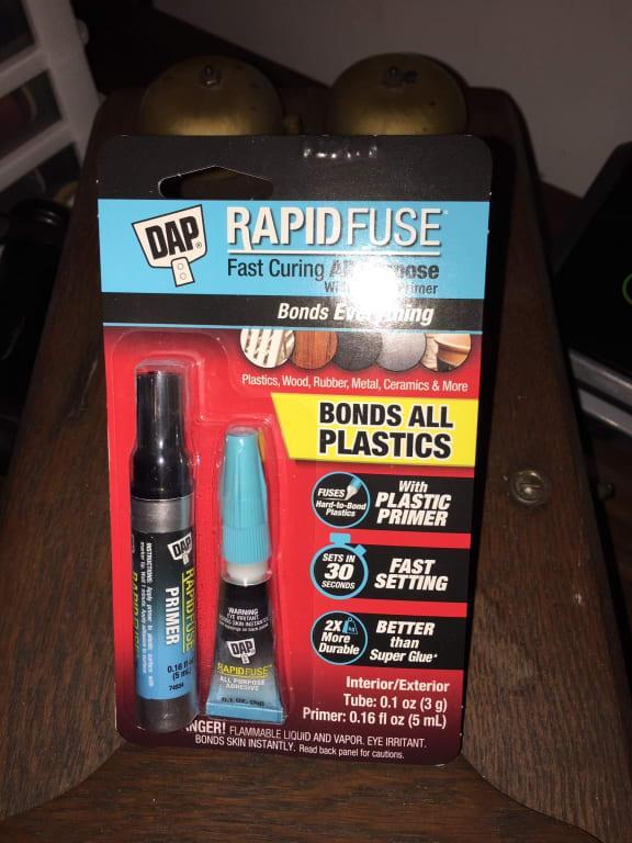 DAP® RapidFuse® Super Glue Adhesive with Plastic Primer Kit