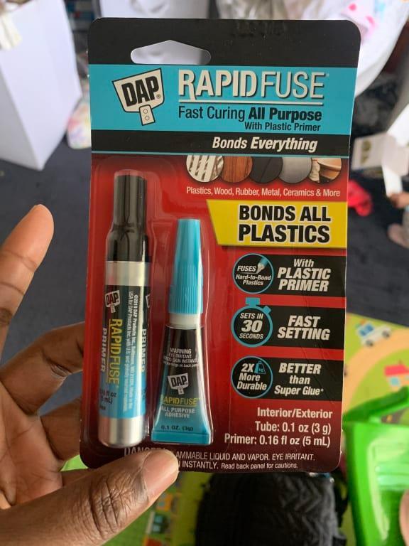 DAP® RapidFuse® Super Glue Adhesive with Plastic Primer Kit