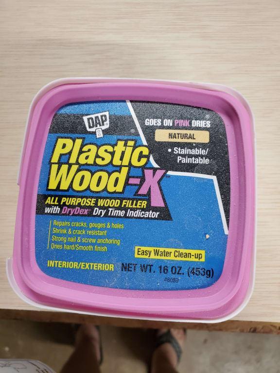 Dap Plastic Wood-X 16 Oz. All Purpose Wood Filler with DryDex Dry