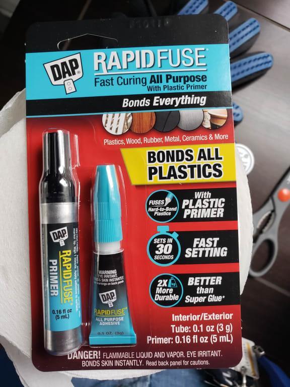 DAP RapidFuse Plastic Primer Kit 3-Gram Liquid All Purpose