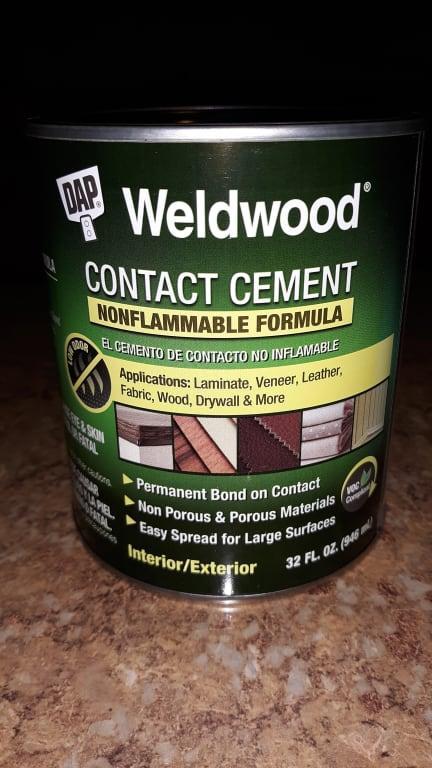 DAP  Weldwood Nonflammable Contact Cement - 1 qt bucket