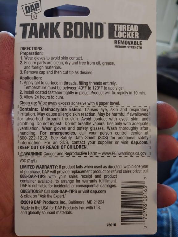 Tank Bond™ Clear Epoxy