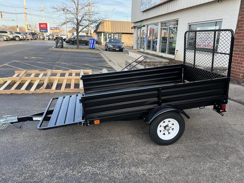 4.5 ft. x 7.5 ft. Single Axle Utility Trailer with Drive-Up Gate