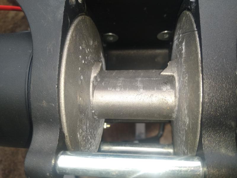 Broke where the pin attaches The pin should have broke before the mount for the pin