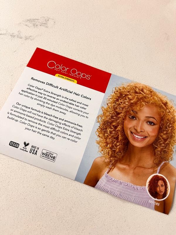 Color Oops Extra Strength Hair Color Remover - Reviews