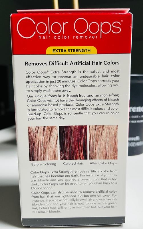 Color Oops Regular Strength Hair Color Remover, #Rs100 - 1 Ea