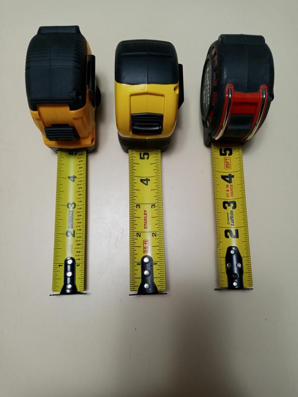 Stanley 25 Ft. Tape Measure, Sensors & Measuring