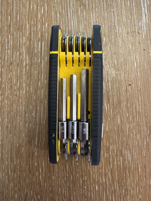 DeWalt Folding Locking Hex Key Set - SAE Allen Wrench Set For Tight Spaces (DWHT70262M) 5 thumbnail image