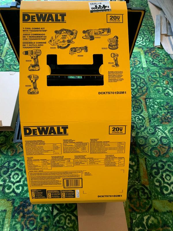 20V MAX* Cordless 7-Tool Combo Kit With ToughSystem® Case | DEWALT