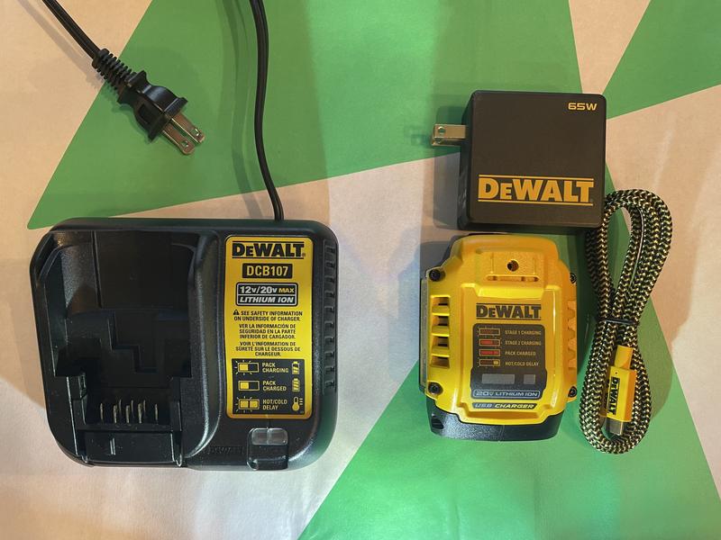 DEWALT DCB094K-QW Adaptador de cargador USB de 18V