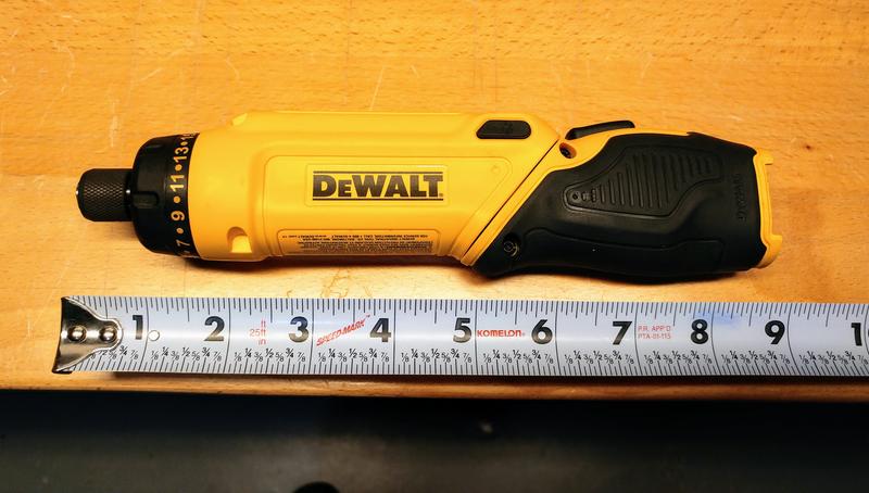 Dewalt gyroscopic best sale screwdriver torque