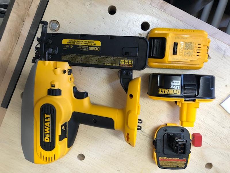 18v to best sale 20v dewalt