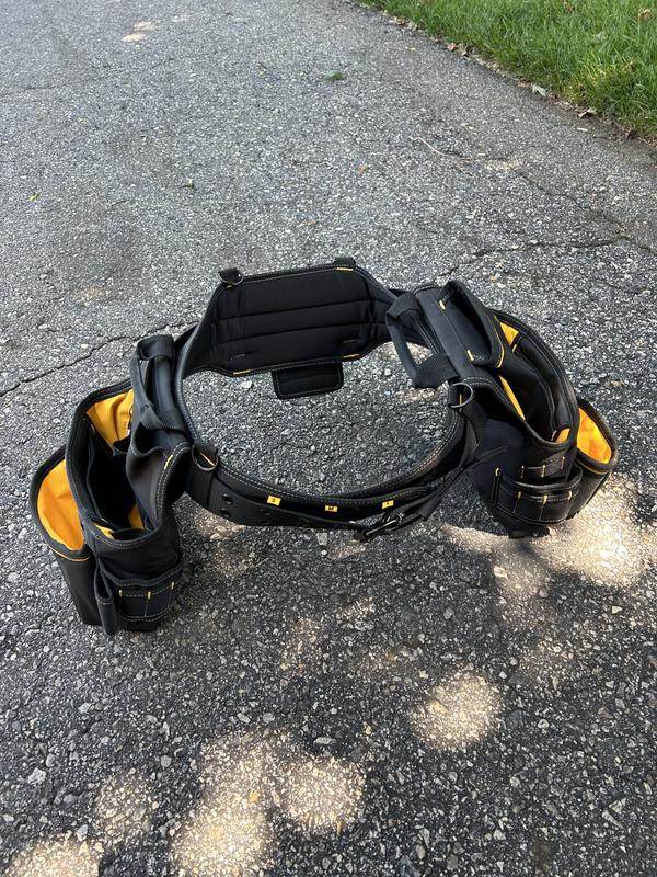 DEWALT Open Structure Adjustable Tool Belt with Suspenders, Padded