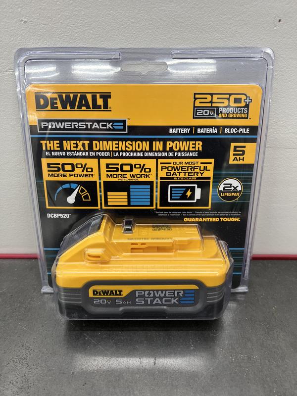 Taladro Percutor Inalámbrico DEWALT DCD805 y Batería POWERSTACK DCBP520 