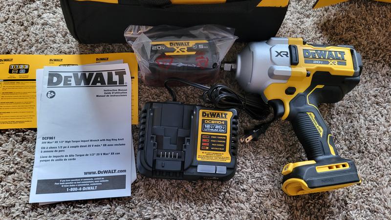 Dewalt 18v xr brushless deals high torque impact wrench