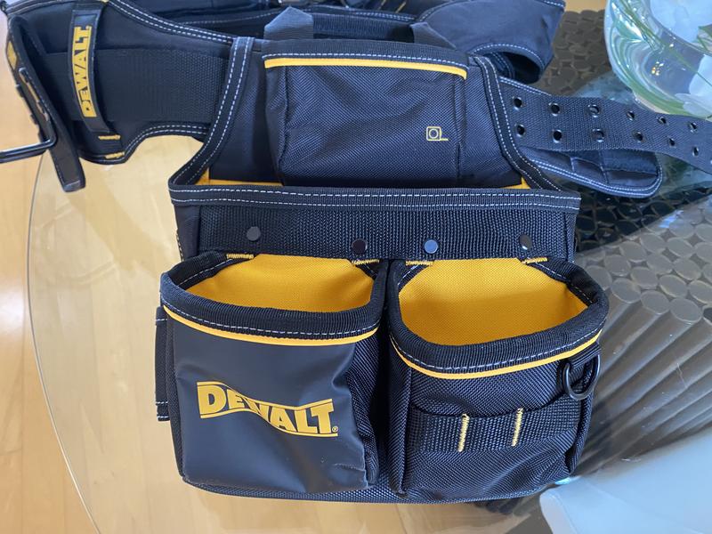 DEWALT Open Structure Adjustable Tool Belt with Suspenders, Padded