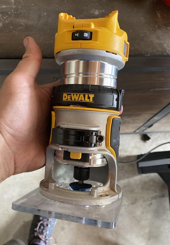 Fresadora Router Dewalt Dcw600b 20v S/carbones Inalambrico