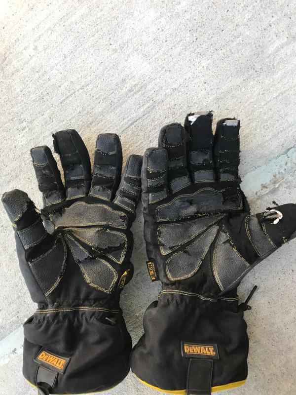 Dewalt cold weather gloves on sale