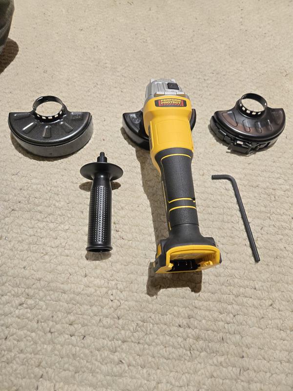 Dewalt DCG407N 18v Cordless 125mm Angle Grinder With Side Switch
