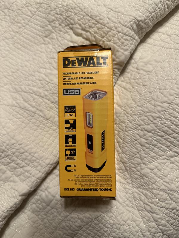 DEWALT DCL183-XJ Torcia ricaricabile USB-C