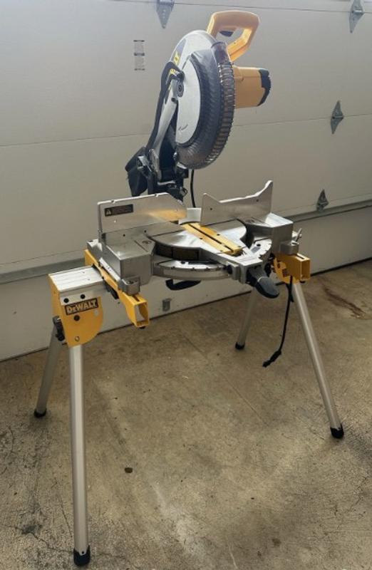 Miter Saw with Compact Stand