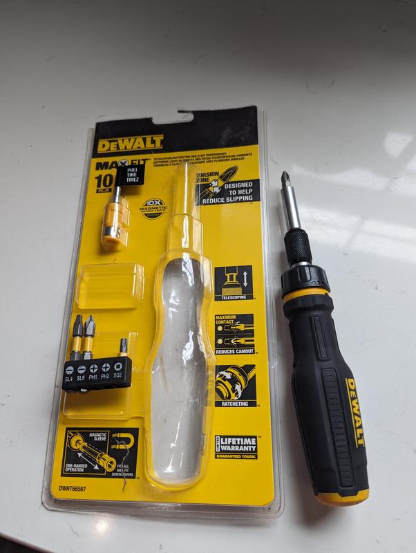 MAX FIT® Telescoping Multi-Bit Screwdriver Set (10 pc.) | DEWALT