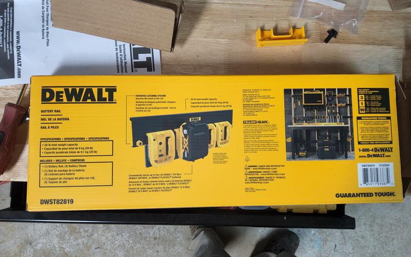 DEWALT Battery Rail DWST82819 - Acme Tools