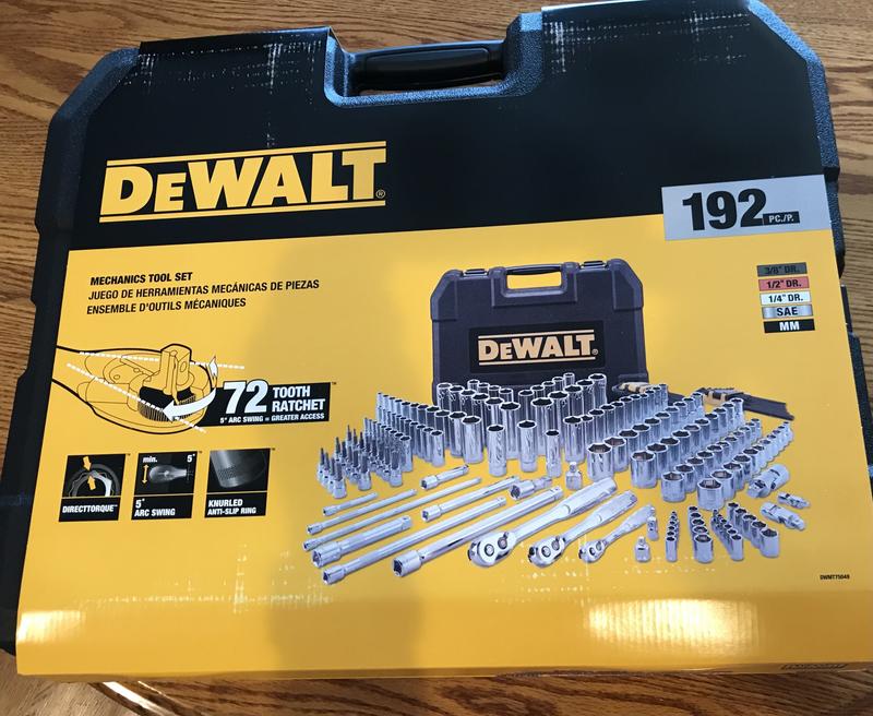 192 pc Mechanics Tools Set | DEWALT