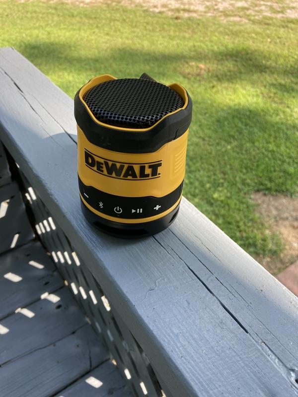 Rechargeable Mini Bluetooth Speaker DEWALT