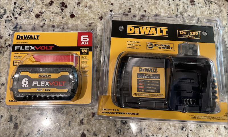 DEWALT 6 Amp Battery Charger DCB1106 - The Home Depot